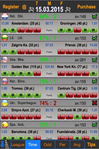 Basketball Predictions PE screenshot 2