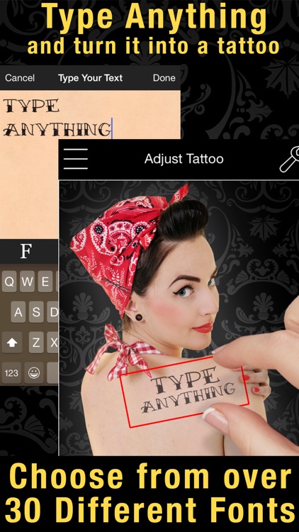 Tattoo You Premium - Use your camera to get a tattoo screenshot-3