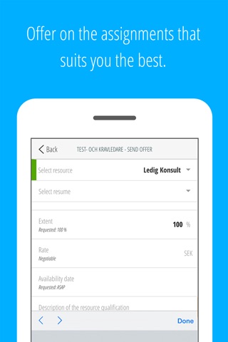 Resrc - Konsultuppdrag screenshot 2