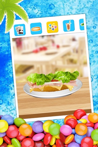 Sugar Cafe - Sandwich Maker: Bake, Make & Decorate Kids Food Game screenshot 3