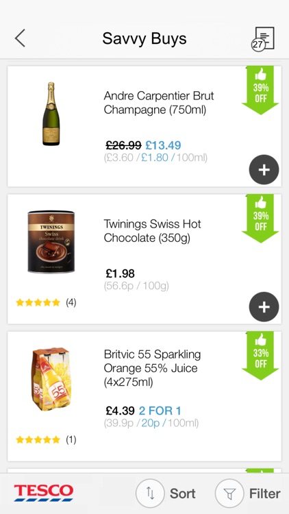 mySupermarket – Shopping List