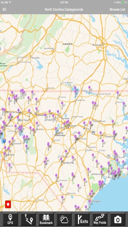 North Carolina Camp Sites