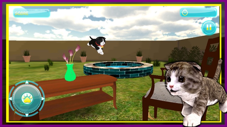 Real Cat Simulator 3D - Little Cute Kitty Simulation Game to Explore & Play in Home screenshot-3