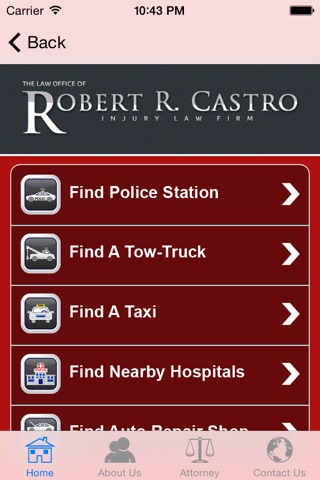 Accident App by Law office of Robert Castro screenshot 3