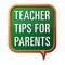 Teacher Tips For Parents (TTFP) is designed to promote positive parent involvement