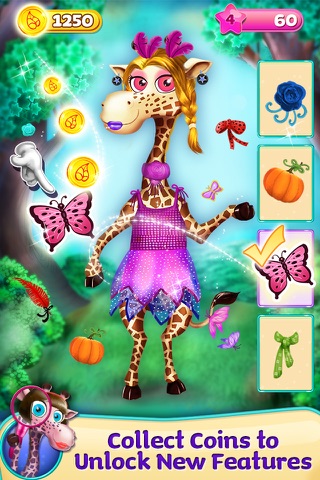 Giraffe Care - Rainbow Resort : Spa, Makeover, Dress Up, Designer & More screenshot 3