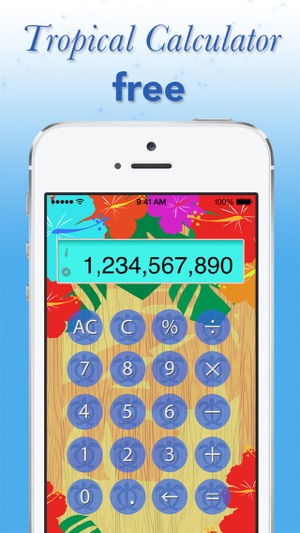 TropicalCalc-Flowery Free Calculator-