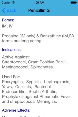 Antibiotics and Infections screenshot 3
