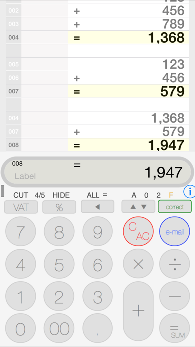 How to cancel & delete Rolled Paper Calculator Flat from iphone & ipad 2