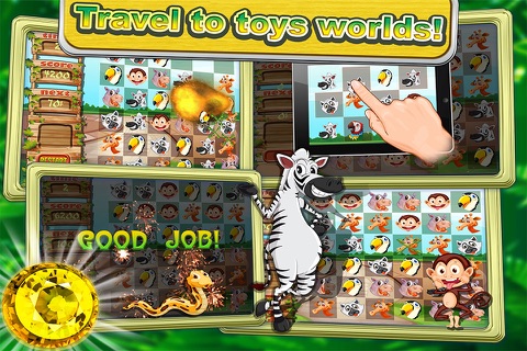 Matching Jungle Funny Animals screenshot 2