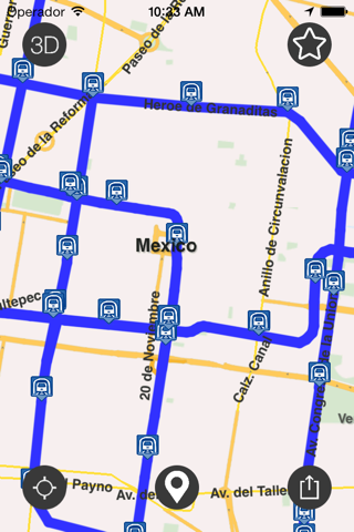 Mexico - Offline Map & City Guide (w/ metro!) screenshot 4