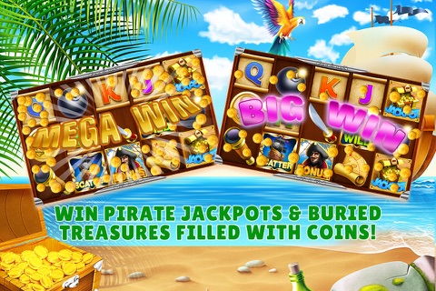 Slots Pirates Treasure - Free Slot Machine Game screenshot 2