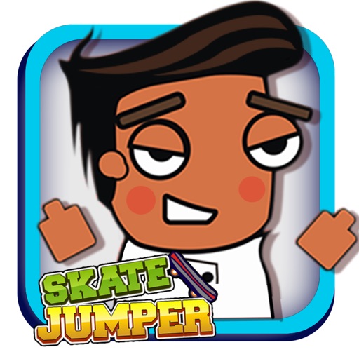 Skate Board Jumper Icon