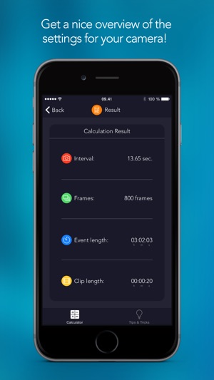 TimeCalc - The easiest Timelapse Interval Calculator(圖4)-速報App