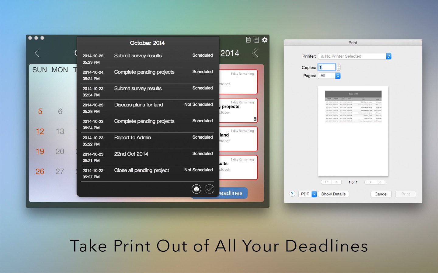 ‎Deadlines on the Mac App Store