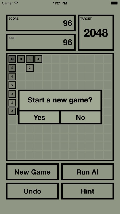 2048X AI - 2048 with AI solver screenshot-3