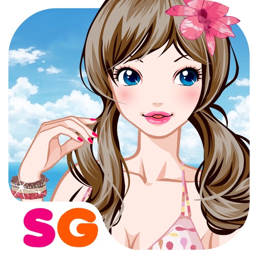 Beach Girl Make Up & Dress Up iOS App