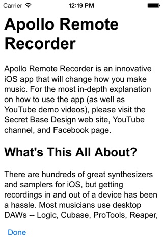 Apollo Remote Recorder with WiFi Audio Streaming screenshot 4