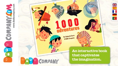1000 Adventures - An interactive story book, with animals, robots, dinosaurs, pirates, princesses … Screenshot 1
