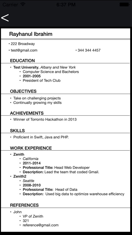 Resume Creator Pro screenshot-4