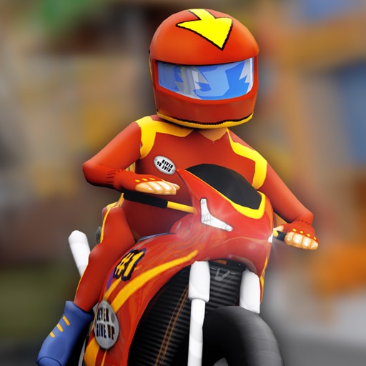 Cartoon Superbike Free - 3D Motorcycle Racing Game for Children