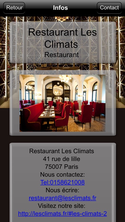 Restaurant Les Climats