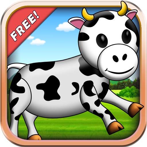 Baby Cow Run Free - Fun Animal Running Game ! icon