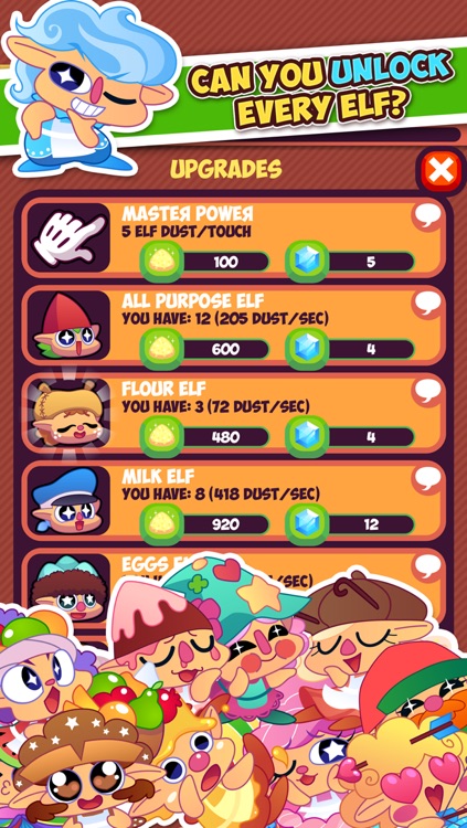 Elf Cake Clicker - The Love for Cake and Cookie Chips screenshot-4