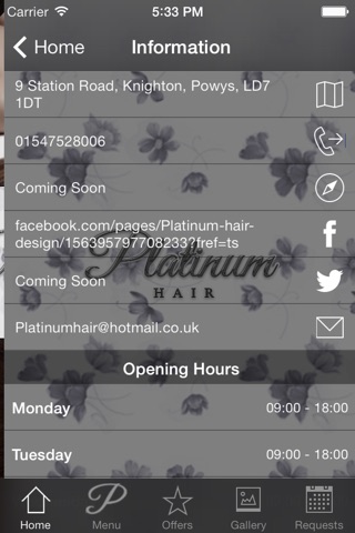 Platinum Hair Design screenshot 3