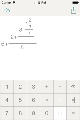 Fraction Solver - step by step screenshot 3