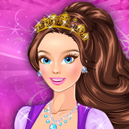 Princess Dresses: beauty salon game for girls and kids who love makeover and make-up