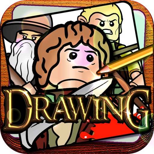 Drawing Desk the Lego : Draw and Paint games Hobbit on Coloring Book Edition