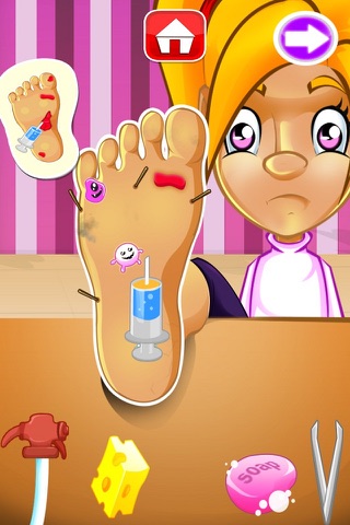 Scary Foot Injury - Girl's Clinic screenshot 3