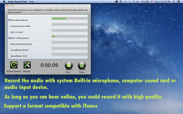 Audio Record Tool Lite