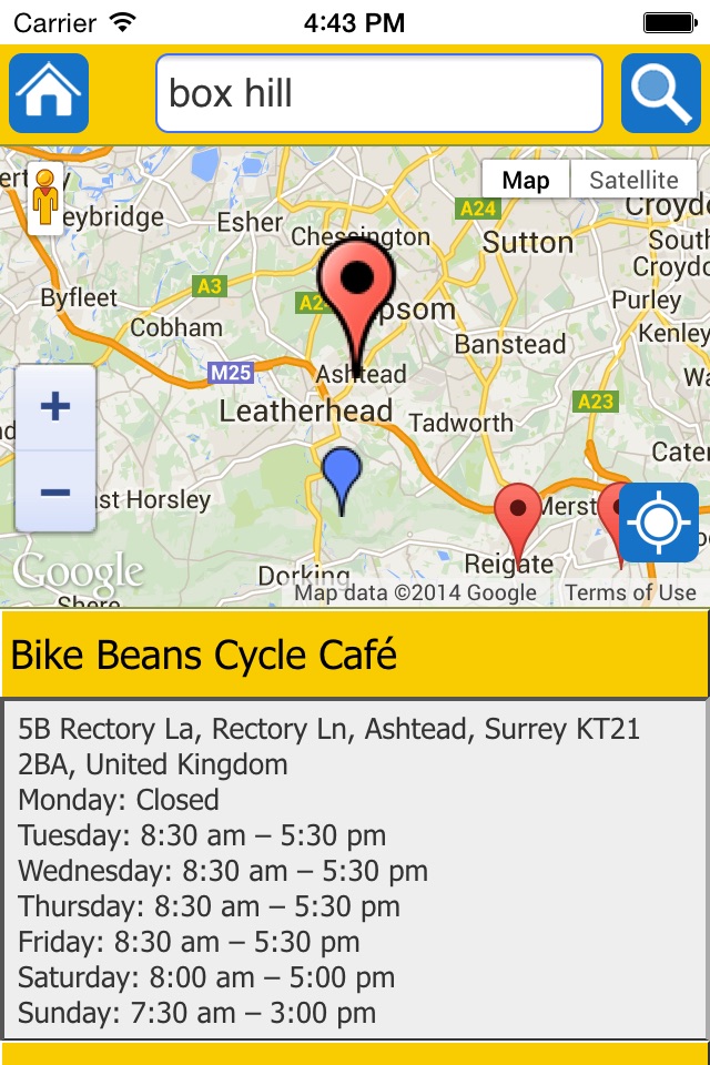 Cycling Cafe Finder screenshot 3