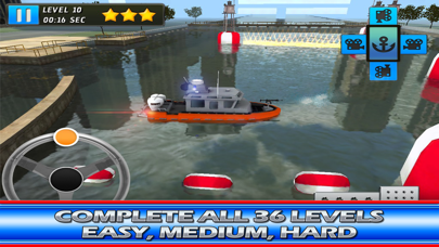 Boat Game Police & Navy Ship 3D Emergency Parkingのおすすめ画像4