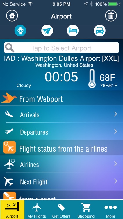 Washington Dulles Airport Pro (IAD/DCA/BWI) Flight Tracker Radar