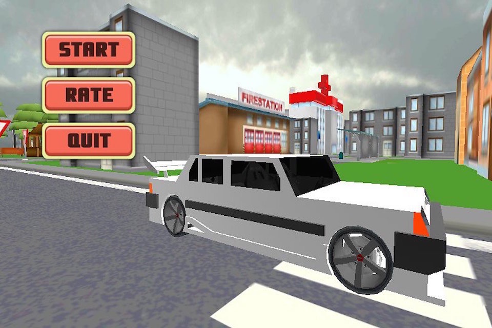 Cube Craft HD - 3D Car Simulator screenshot 2