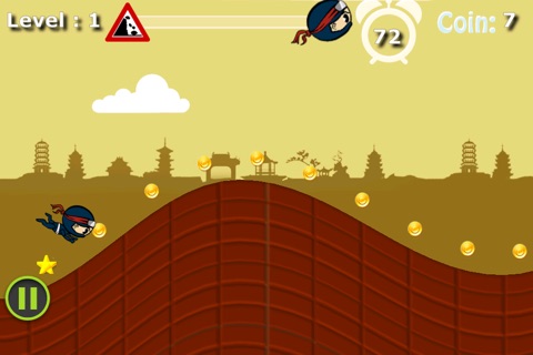 Super Ninja Slope Racer - crazy downhill speed racing screenshot 2
