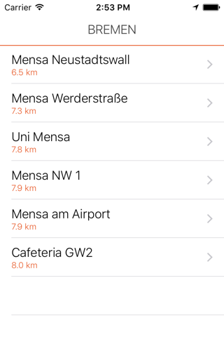 Mensa Bremen - Speisepläne der Bremer Mensen screenshot 3