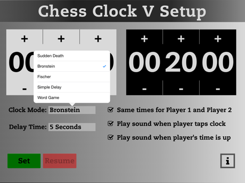 Chess Clock V screenshot 3