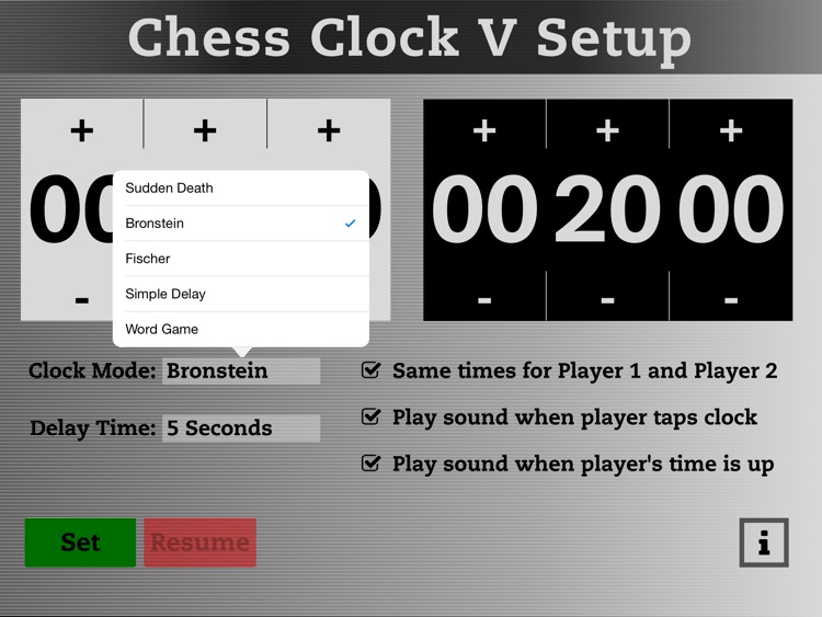 Chess Clock V