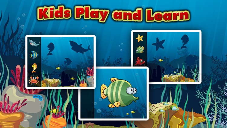 Underwater Puzzles for Kids - Educational Jigsaw Puzzle Game for Toddlers and Children with Sea Animals