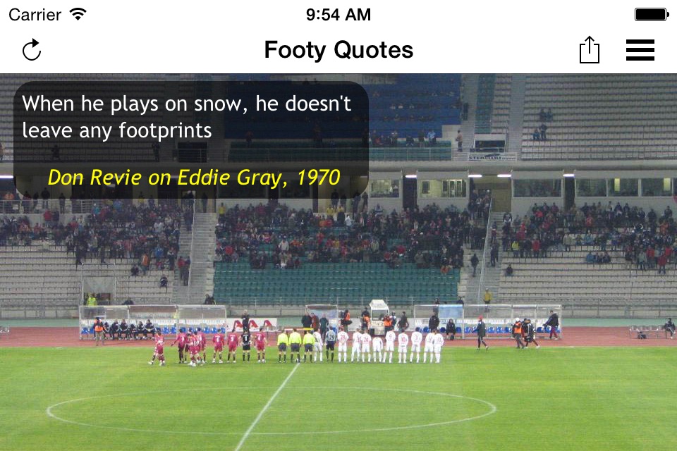 Footy Quotes Free screenshot 2