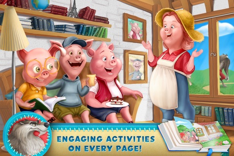 Three Little Pigs - Interactive Storybook for Kids screenshot 4