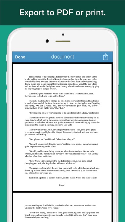 My Writing Desk for iPhone -The Perfect Document Writer & Text Editor with Google Docs™ Sync screenshot-4