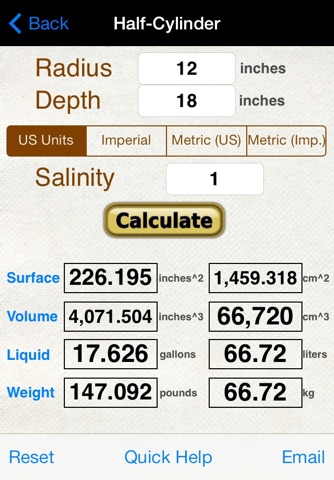 Aquarium Size,Area Calculator screenshot 4