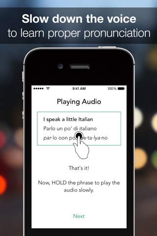 SpeakEasy Italian Phrasebook screenshot 4