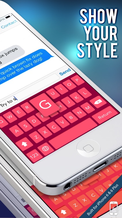 Keys on Fleek for iPhone - Customize your keyboard with colorful themes