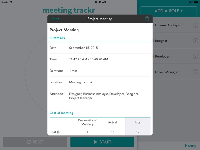 Meeting Trackr - Make your meetings count(圖4)-速報App